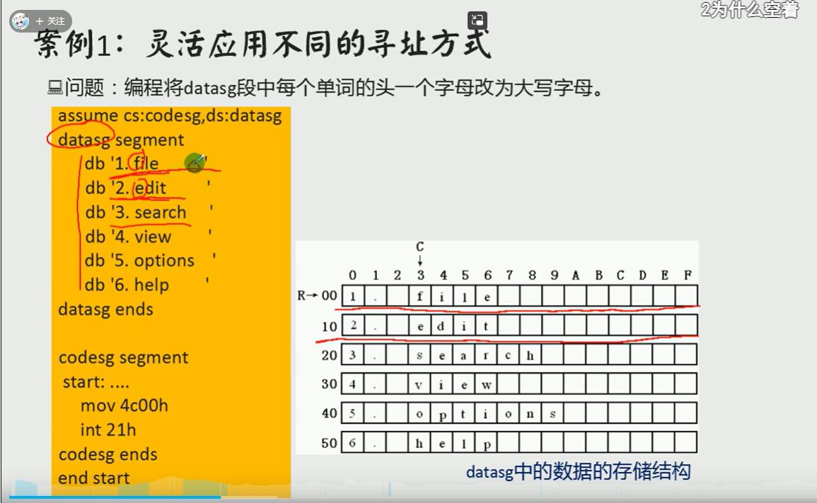 汇编学习-16汇编指令中的内存寻址插图19 汇编学习-16汇编指令中的内存寻址