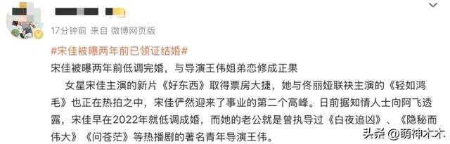 宋佳王伟被曝领证!出道至今数段恋情太精彩,敢爱敢恨还插足名导