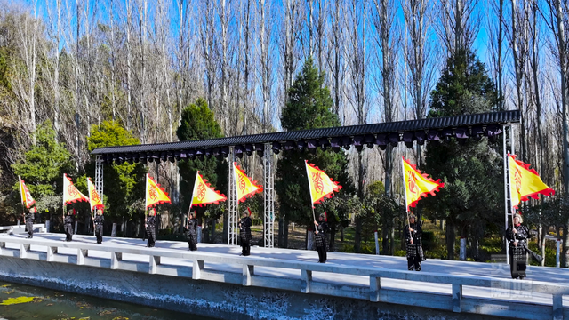 赵武灵王主题巡游亮相灵丘县多景区