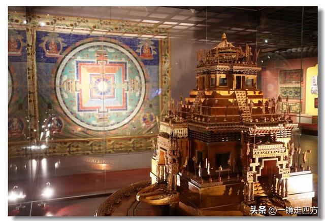 青海省博物馆里的青海非物质文化遗产展