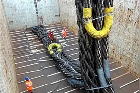 一根重达70吨，拉断巨型海工钢缆，巨无霸钢丝绳到底有多能吊？图片