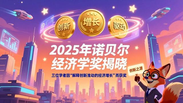 2025诺奖揭榜：创新如何驱动增长？还有个74%的秘密藏不住了