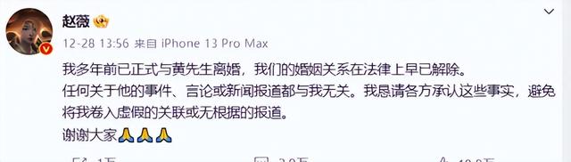 善恶终有报！49岁赵薇近况曝光，事业没了婚也离了，丑闻太恶劣
