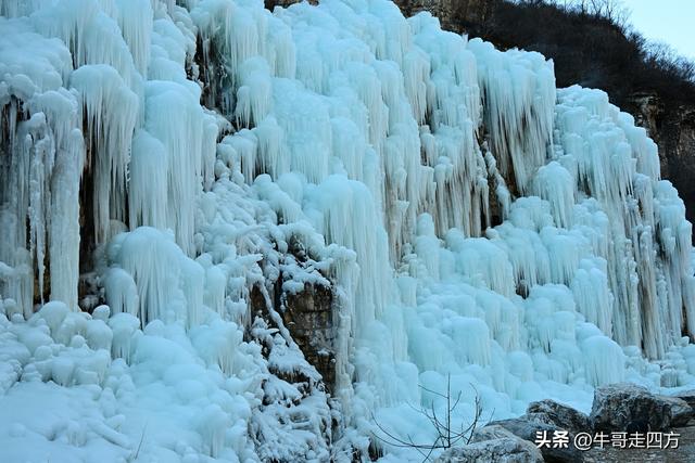 虎峪冰瀑：山谷里的冬日秘境、现实版的冰雪奇缘