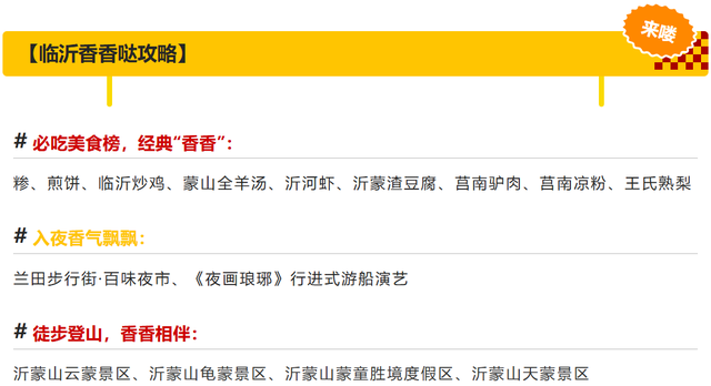 临沂你香香哒！乐游临沂！