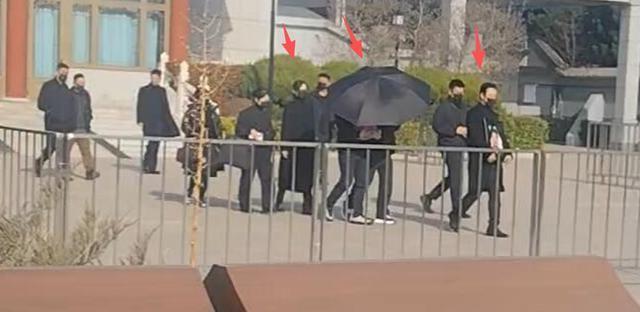 唐嫣现身罗晋父亲葬礼	，作为儿媳送公公骨灰上车，罗晋在前捧遗像