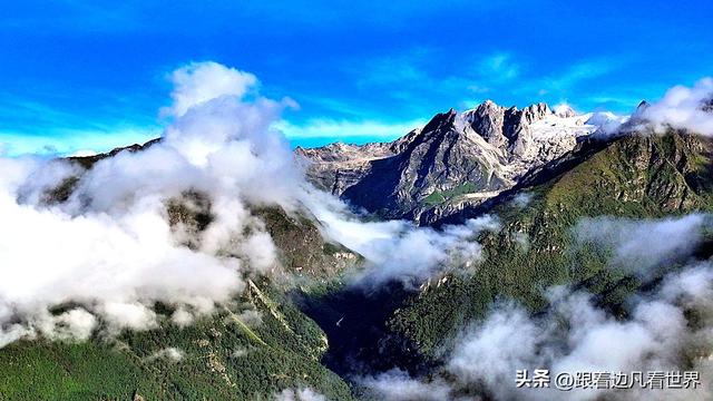 《219西藏南南线》中尼边境：乃夏村 晨雾织彩缎，田园藏仙境