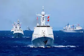 历史性一幕突然出现，解放军10支舰队，同时在全球3大洋出击图片
