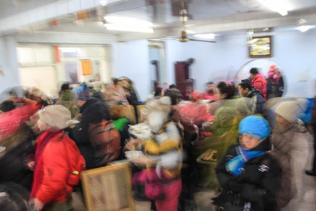 十二年前我在千山五龙宫寺庙吃粥！