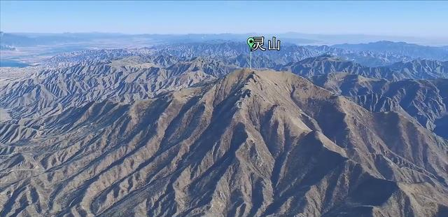 卫星航拍北京灵山，北京第一高峰	，太壮观了#卫星地图
