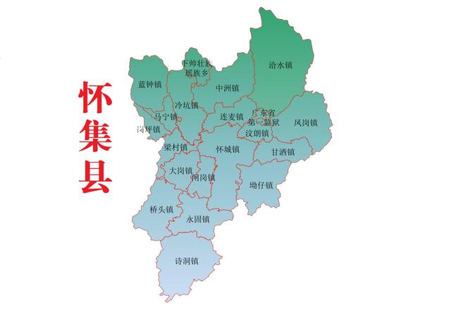 广东省肇庆市8县(市、区)概况