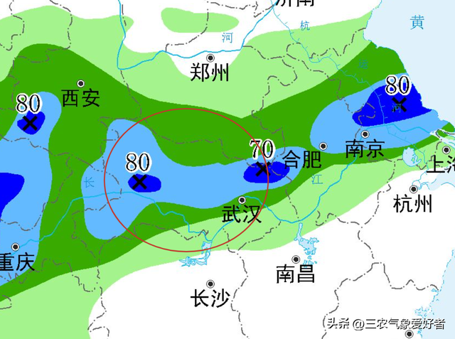 湖北降雨中心已定！今晚至明天8月9号天气预报，大雨暴雨分布如下