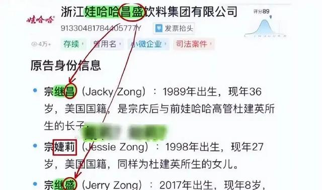 开始清算！宗馥莉已变更公司名，业务架空娃哈哈，私生子太像宗老