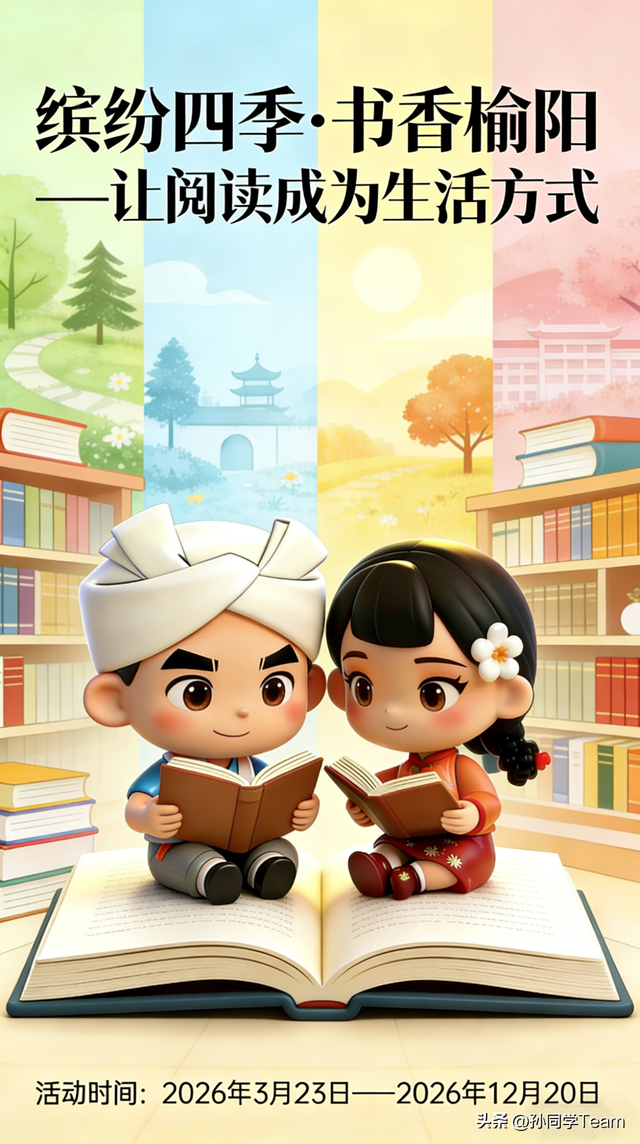 全民阅读活动周｜邂逅大美榆阳，共赴书香之约