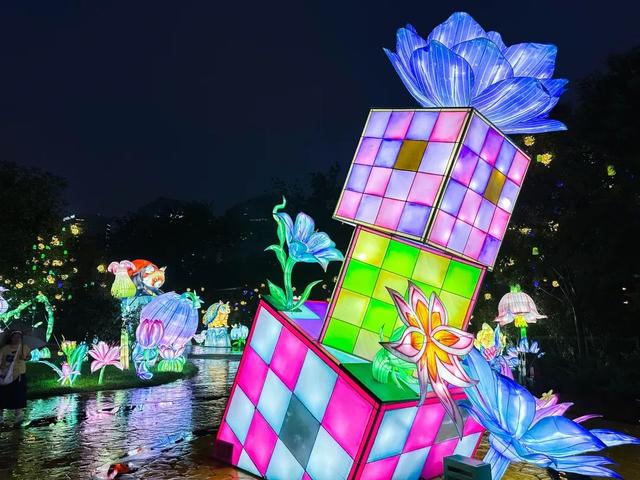 石景山游乐园京彩彩灯游园会，开幕了！