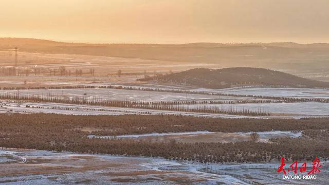 雪后初晴!大同火山群尽显北国雄浑之美