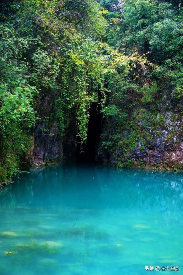 渠县賨人谷的秋天“水”醒啦，去解锁川东小九寨！