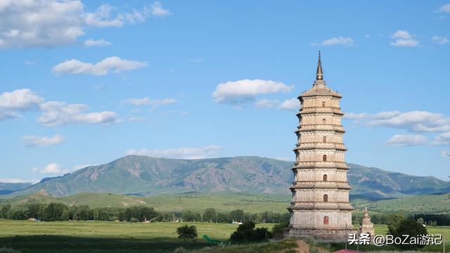 庆州白塔显辽代包容，儒释道萨满身融，7级浮雕刻玄机