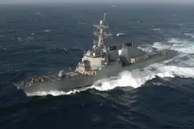 虚张声势，美国军舰过航台湾海峡，大陆挖泥船直接上金门水域作业图片