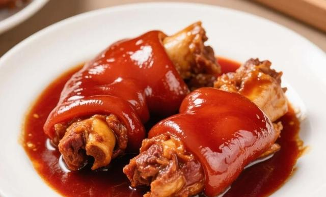 在家做红酒焖猪蹄，小火慢炖超入味，吃着比饭店香！