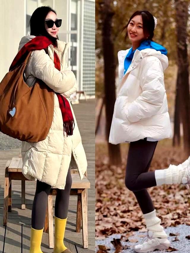 降温啦，“鲨鱼裤”今年冬天火爆了，中年女人这样穿时髦又显瘦！