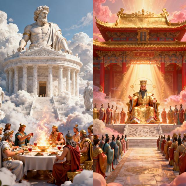 希腊宙斯对阵东方玉皇大帝：谁才是万神之王？