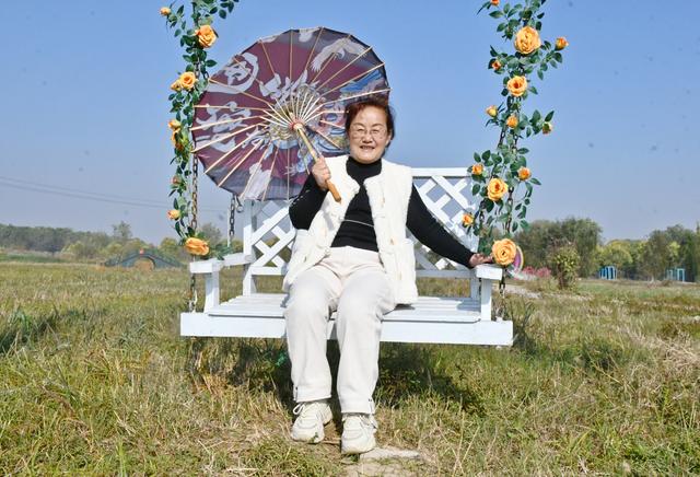 山东茌平杜郎口镇：深秋田园美景醉游人