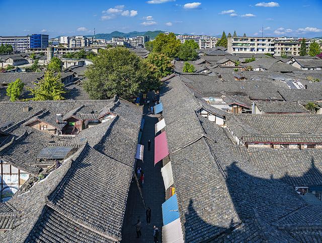 2024深秋四川行14 阆中古城2嘉陵江游船码头、华光楼、中天楼