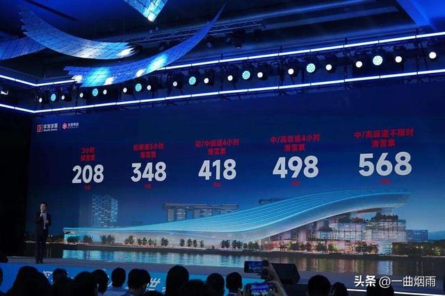 深圳华发冰雪世界9月29日试运营，票价208-568元起，黑金两万多