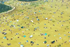 西安“巨无霸”公园火了，面积超万亩，是国内最大都市边缘露营地图片