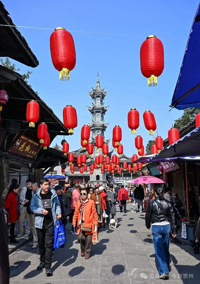 人从众！春节“进度条”过半，崇州各大景区人气爆表！