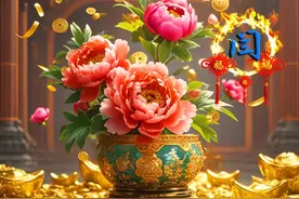 财富牡丹，姓氏头像|闫、谢、邢、党、孟、高、蔺、白、蒋、杨、图片