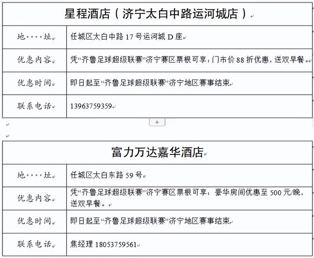济宁球迷内部福利流出！一张票根=一张“任城畅玩卡”！