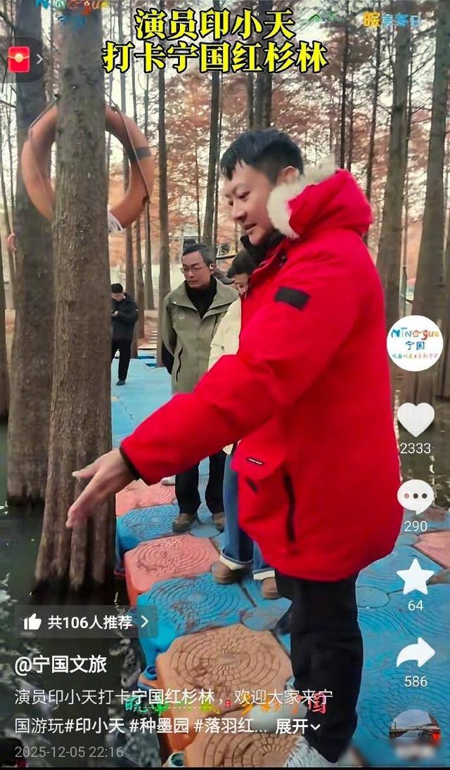 已确认！是知名演员印小天！