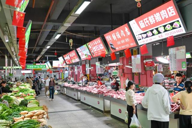 国庆，弥勒这个菜市场火了！