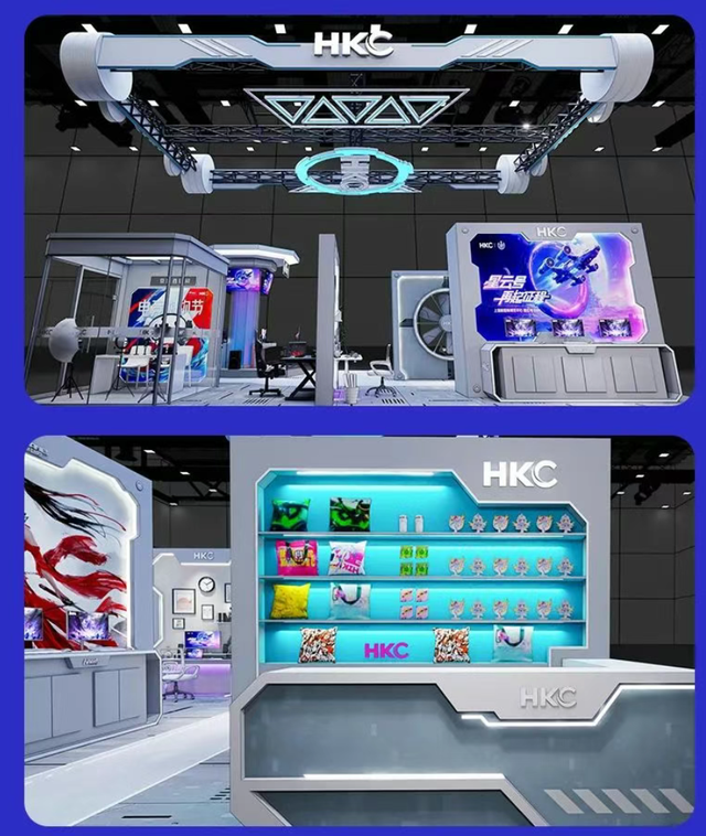HKC携三大品牌全系产品亮相2025 ChinaJoy，以 “星云号” 开盛宴