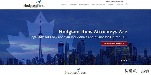 8个国外优秀律师事务所网站设计案例赏析