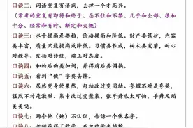 《修改病句》12大口诀8大方法，练一练，语文句式不发愁了！图片