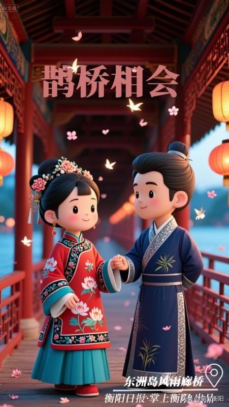 AI海报丨衡阳人的七夕仪式感，这不就来了吗？