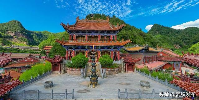 【多彩“双节” 畅游麦积】麦积区净土寺：净土松涛漫秋色 静谧禅境迎客来