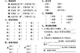 五年级语文1-8单元小练《基础知识巩固》图片