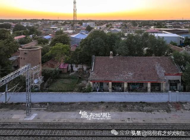 沧州连镇,京沪铁路大动脉上的繁华小镇,炮楼和车站历史悠久