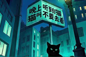 深夜猫叫别好奇！老祖宗的告诫，背后藏着这些门道图片
