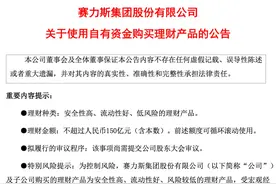 150亿元！千亿赛力斯大动作图片