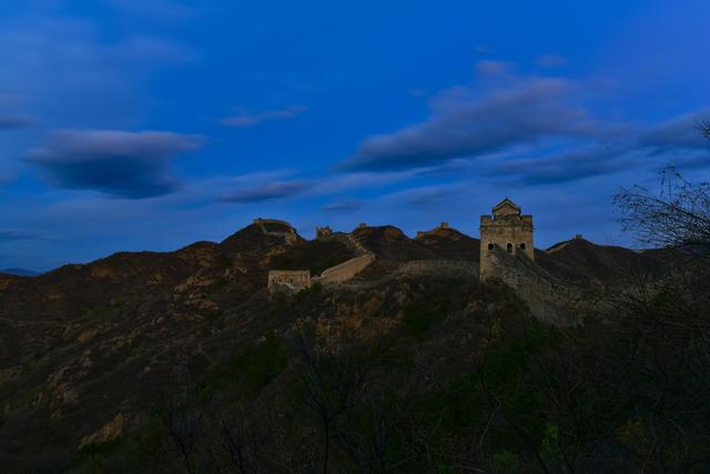 夜幕下的金山岭长城！