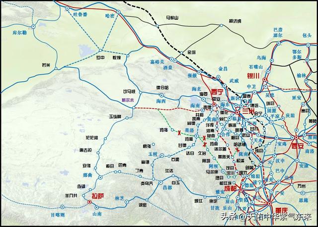 成都至兰州铁路是怎样一步步演变为成都至西宁铁路的？