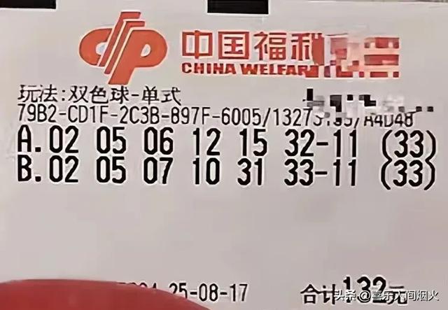双色球25094期分析晒票：看好1组同尾号，胆码5，一码定蓝。