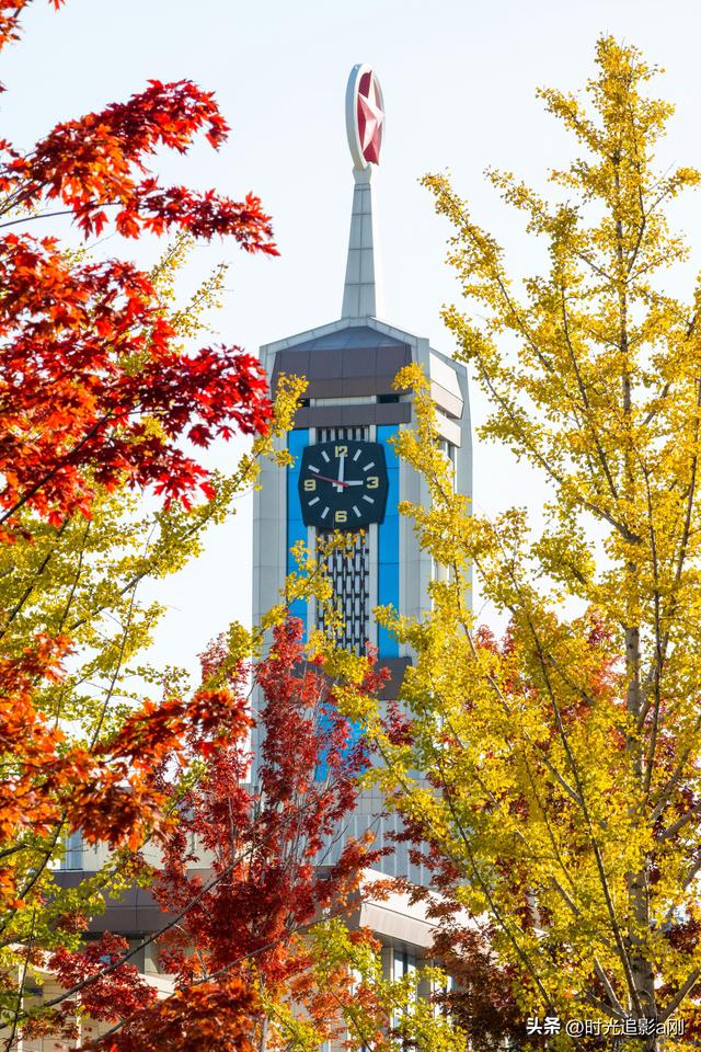 在正太广场，捡一片秋，装下整个城市的温柔！