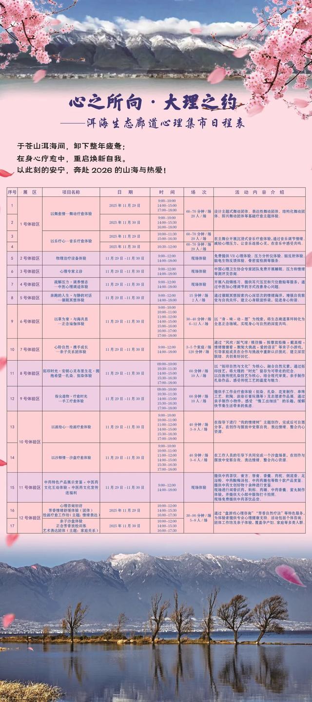 大理藏了数十种身心疗愈体验 这场心理集市还不快冲