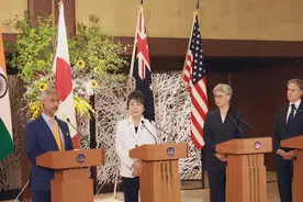 苏杰生放话中印不容他国介入，不到24小时，一架中国专机直飞印度图片